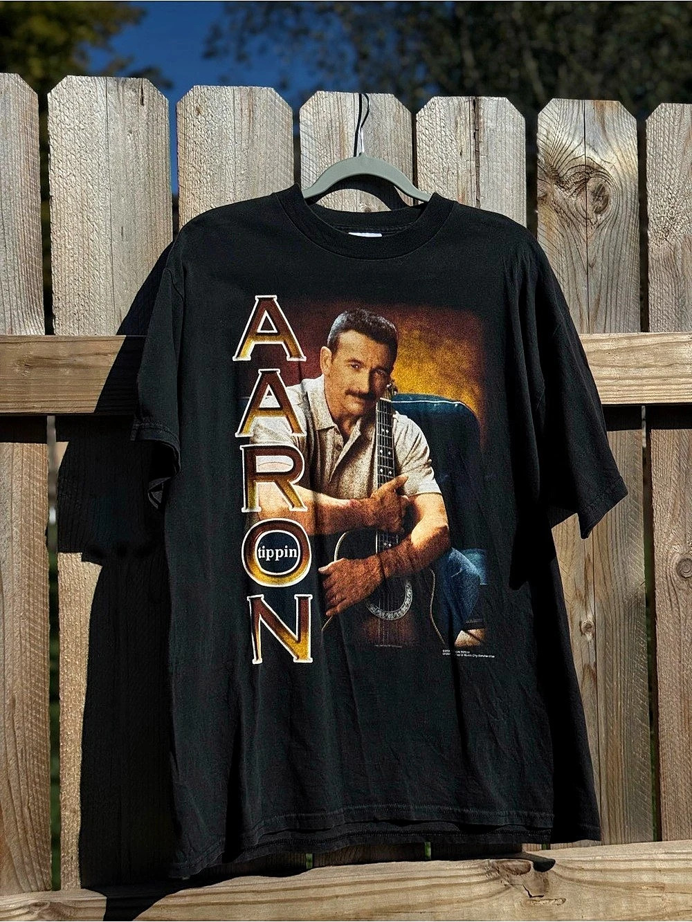 Vintage Aaron Tippin Concert Tee Men’s XL X-Large T-Shirt 2000 Tour MINT Y2K 90s